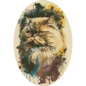 Persian Cat Portrait