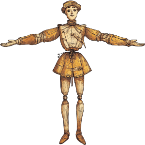 Vintage Wooden Puppet