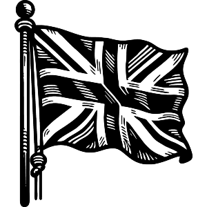 Union Jack On Flag Pole