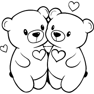 Teddies in Love