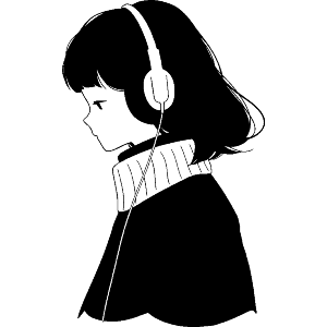 Girl with Headphones