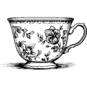 Single Vintage Teacup
