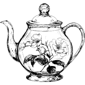 Floral Teapot