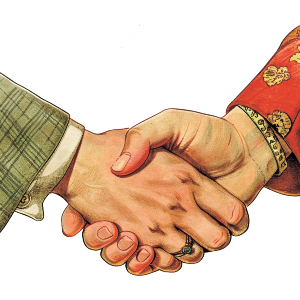 Vintage Handshake
