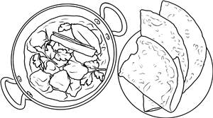Curry and Naan