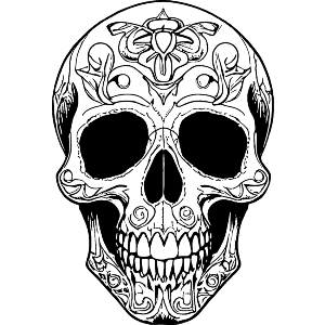 Decorated Skull