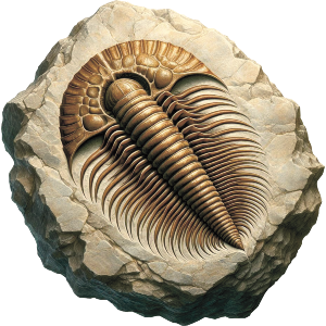 Trilobite Fossil Rock