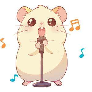 Cute Hamster Singing