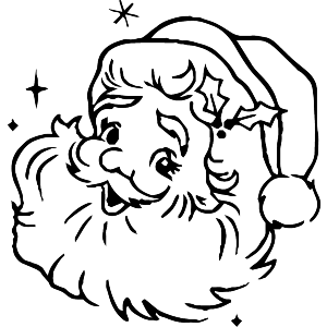 Retro Illustration of Santa 