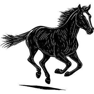Horse Running 