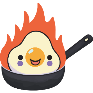 Frying Pan with Egg