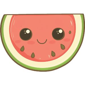 Happy Slice of Watermelon 