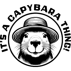 Capybara Wearing Hat