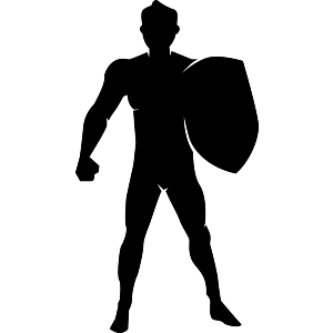 Man with Shield
