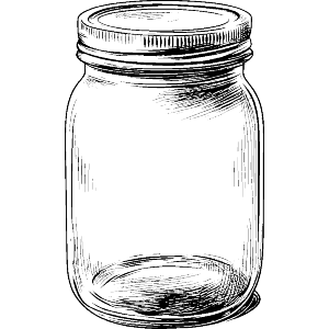 Single Glass Jar