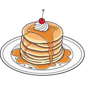 Pancakes with Syrup