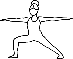Warrior Yoga Pose