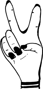 Peace Sign Fingers
