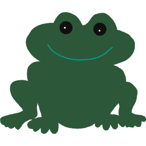 Smiling frog