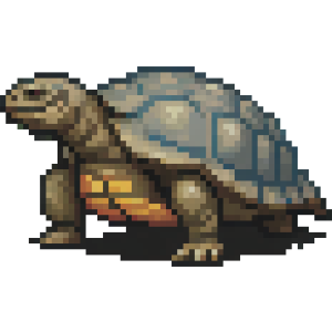 Pixel Art Tortoise
