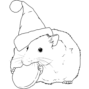 Christmas Cookie Hamster