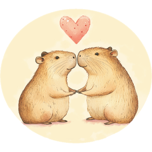Capybaras in Love