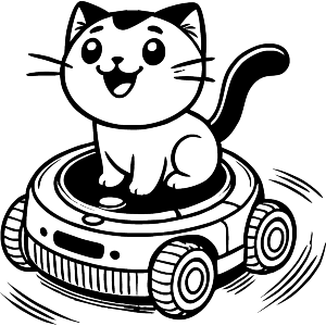 Robot Vacuum Cat