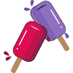 Colorful Ice Cream Sticks