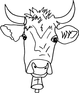 Cow With Bell