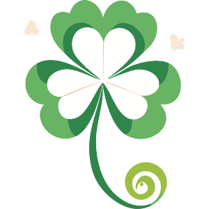 Lucky Clover Leaf