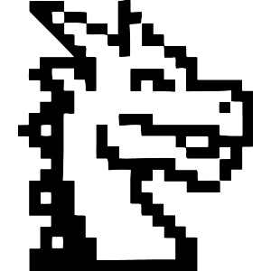 8-Bit Dragon Head