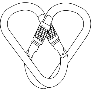 Climbing Carabiner Hook Heart