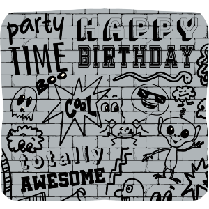 Graffiti Happy Birthday