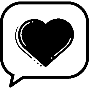 Speech Bubble Heart