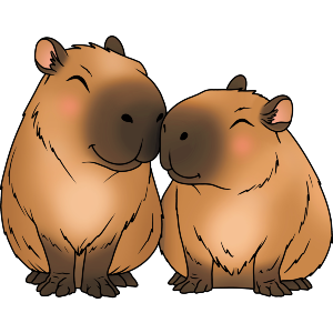 Capybara Couple