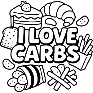  I Love Carbs Food Design