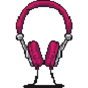 Headphones Pixel Art
