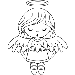 Singing Angel Girl