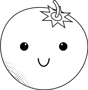 Cute Tomato Face
