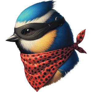 Bandit Blue Tit