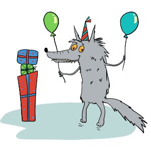 Wolf Has A Birthday