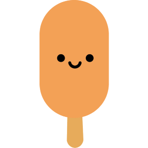 Orange ice cream