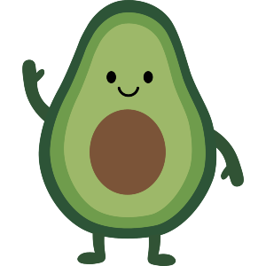 Happy avocado
