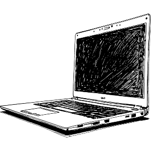 Modern Laptop Computer