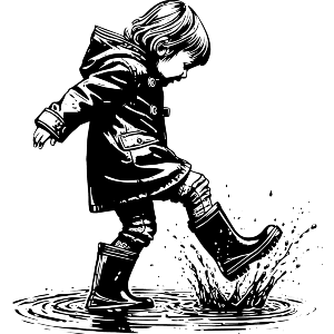Splashing In Puddles