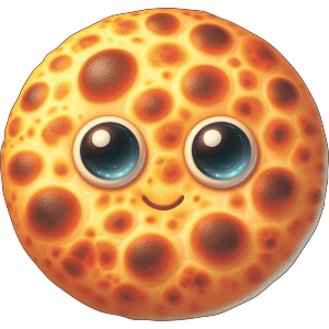 Funny Face Naan Bread