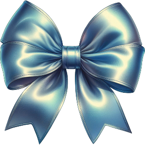 Pretty Blue Bow