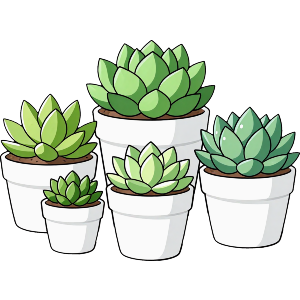 Potted Succulents