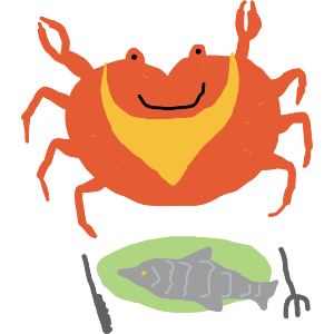 Mr Crab Is Dining Out
