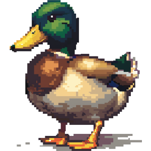 Duck Pixel Art